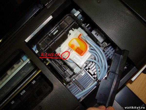 Клапан принтера epson l800
